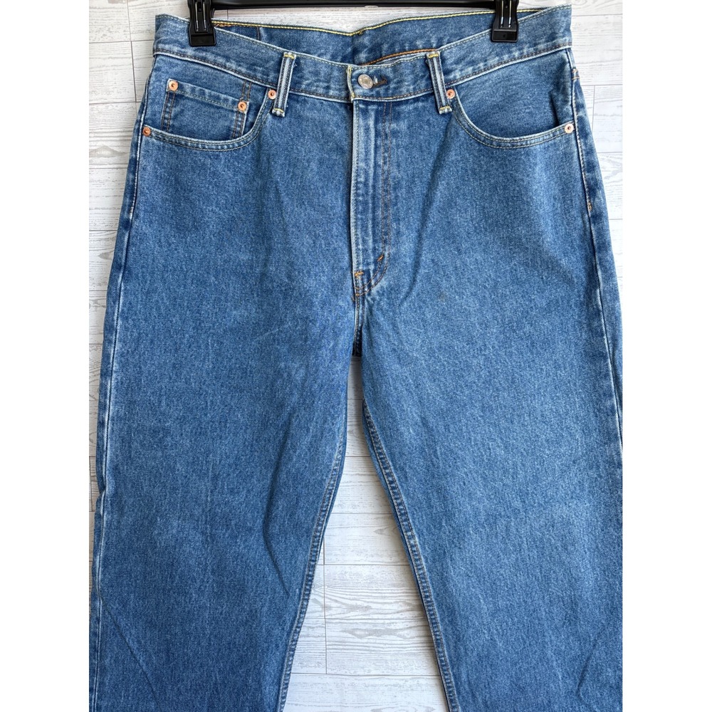Levis 550 Jeans Relaxed Fit Denim Y2k Vintage 36 x 32 - Picture 1 of 10